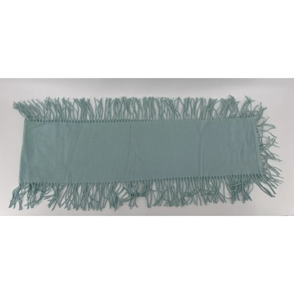 NORDSTROM 100% Cashmere Fringe Scarf Old Money Quiet Luxury Designer Preppy Chic